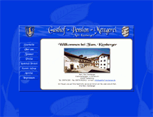 Tablet Screenshot of gasthof-kienberger.de